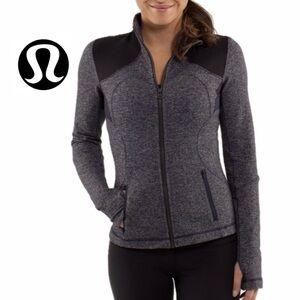 NWOT! LULULEMON 🍋 Women’s Reforme Jacket Herringbone Black Swan Size 12